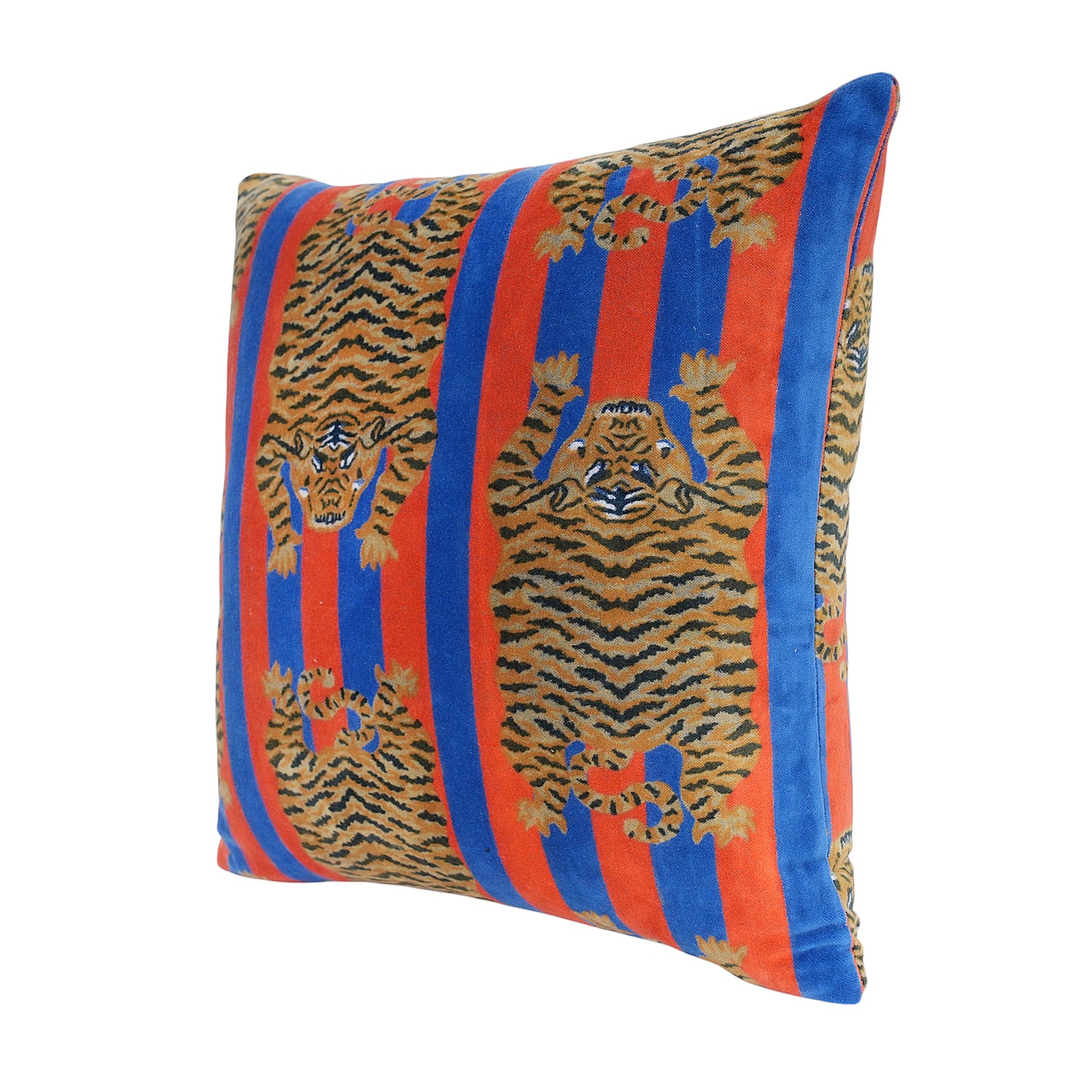 Velvet Tibetan Tiger Cushion