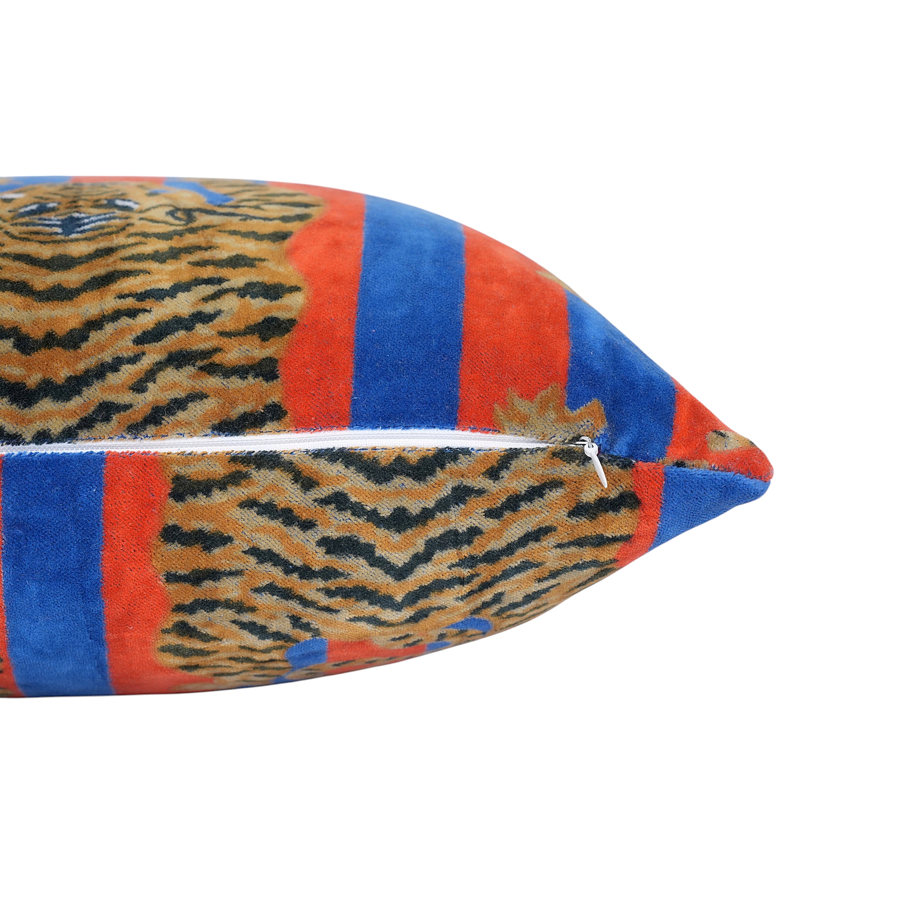 Velvet Tibetan Tiger Cushion