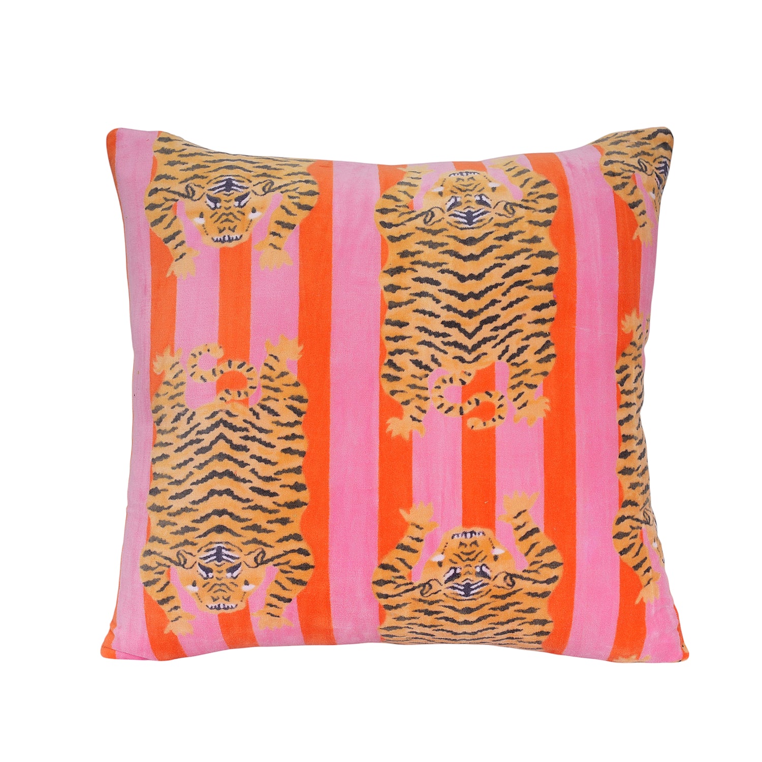 Velvet Tibetan Tiger Cushion