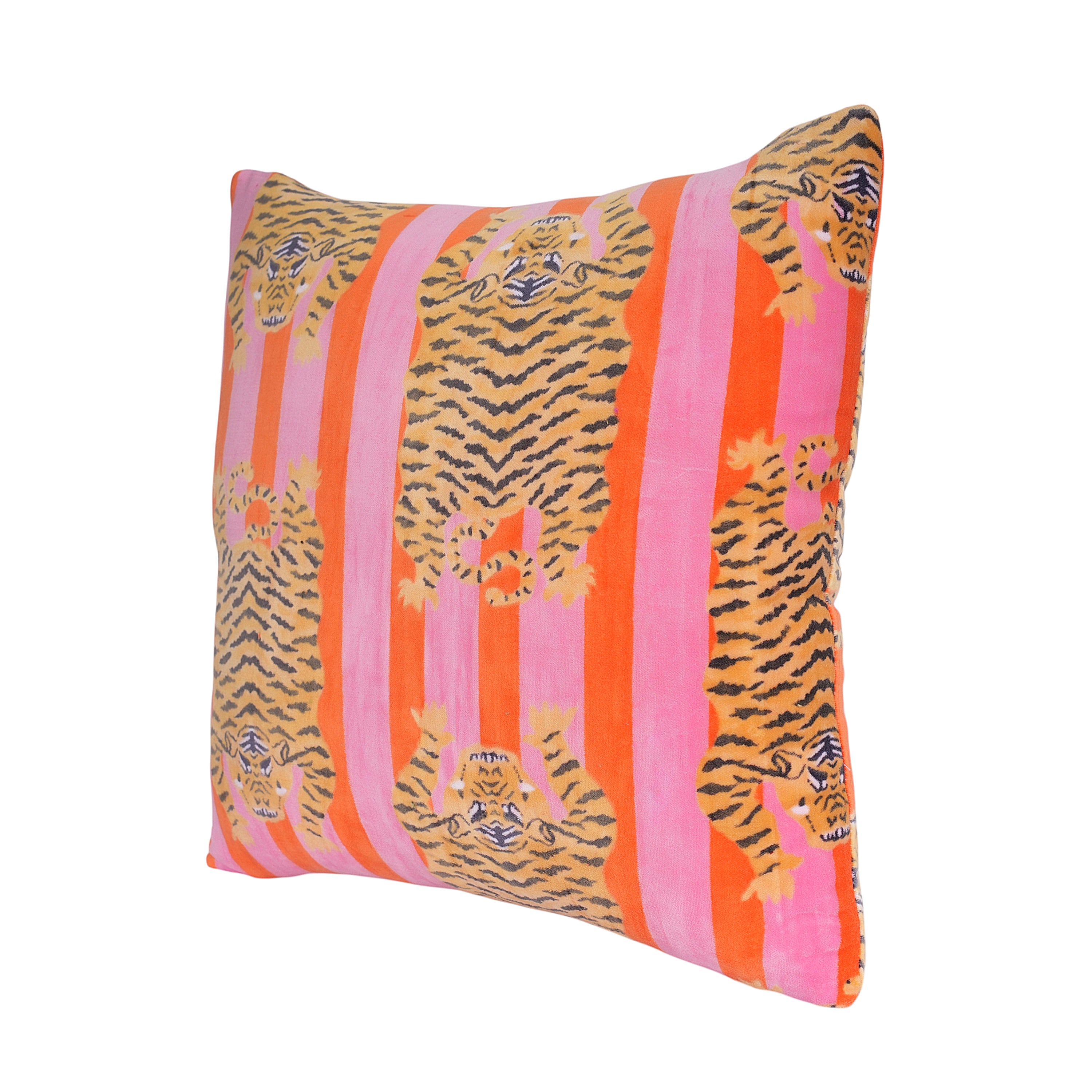 Velvet Tibetan Tiger Cushion
