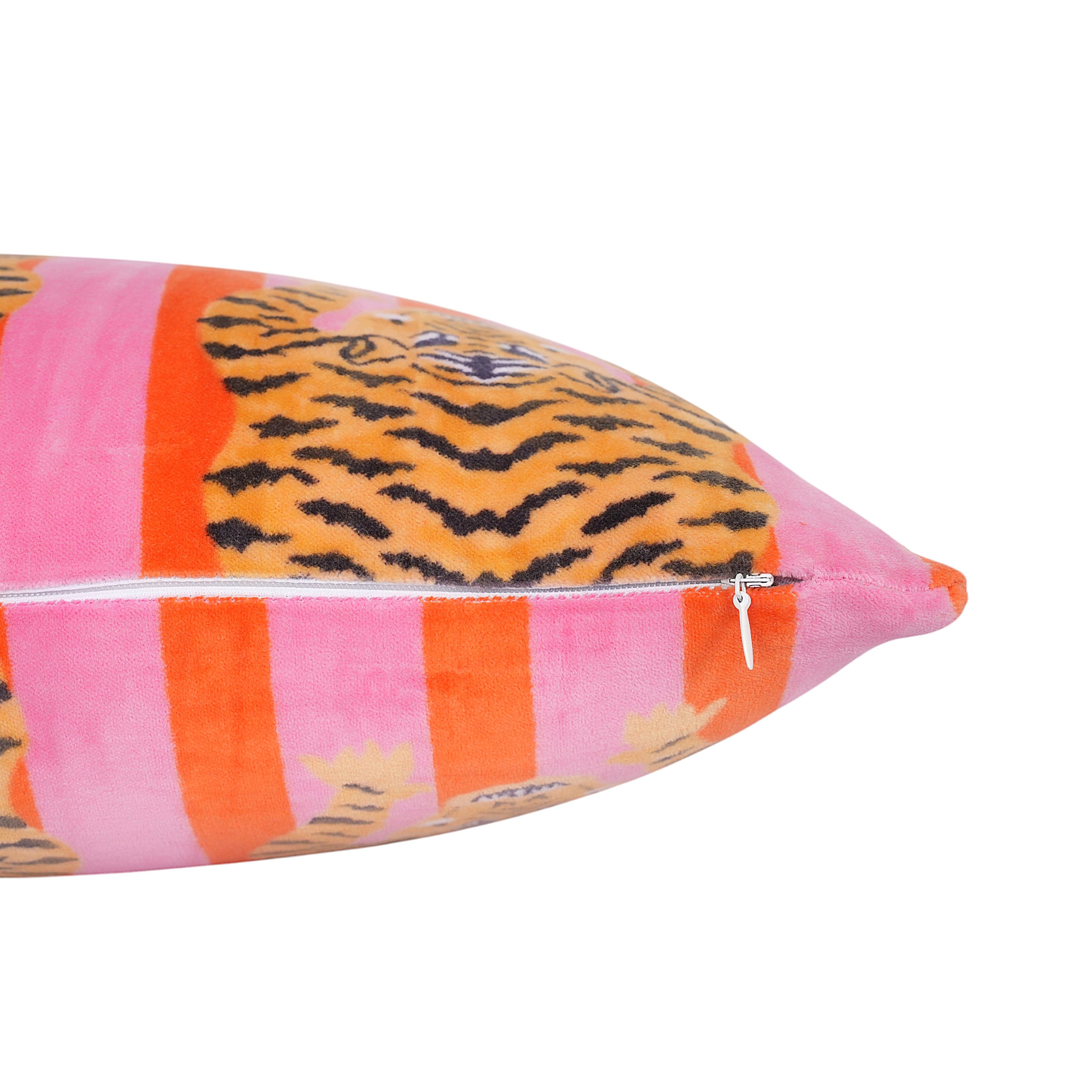 Velvet Tibetan Tiger Cushion