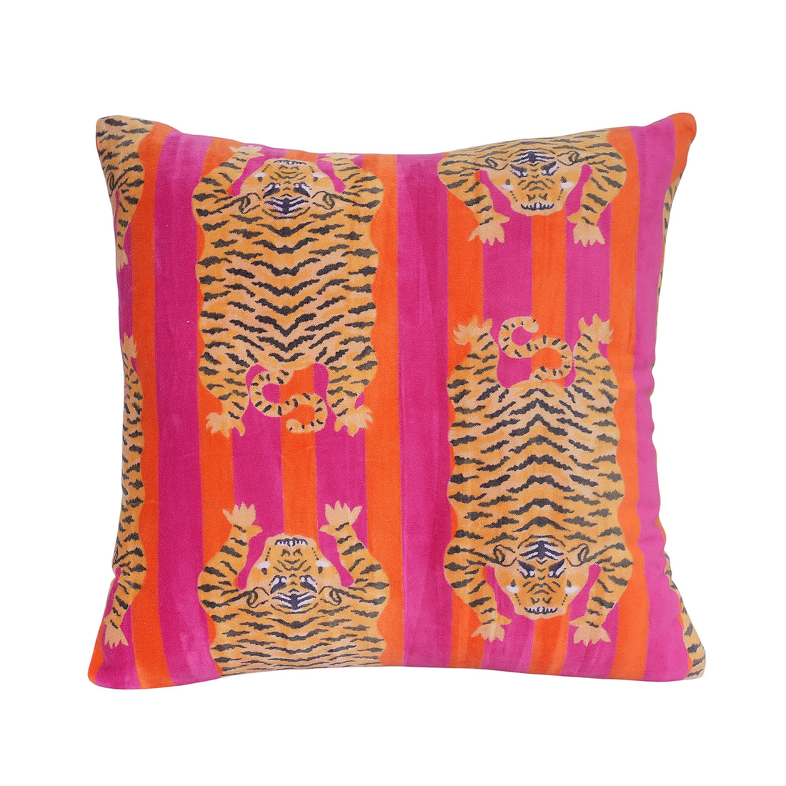 Velvet Tibetan Tiger Cushion