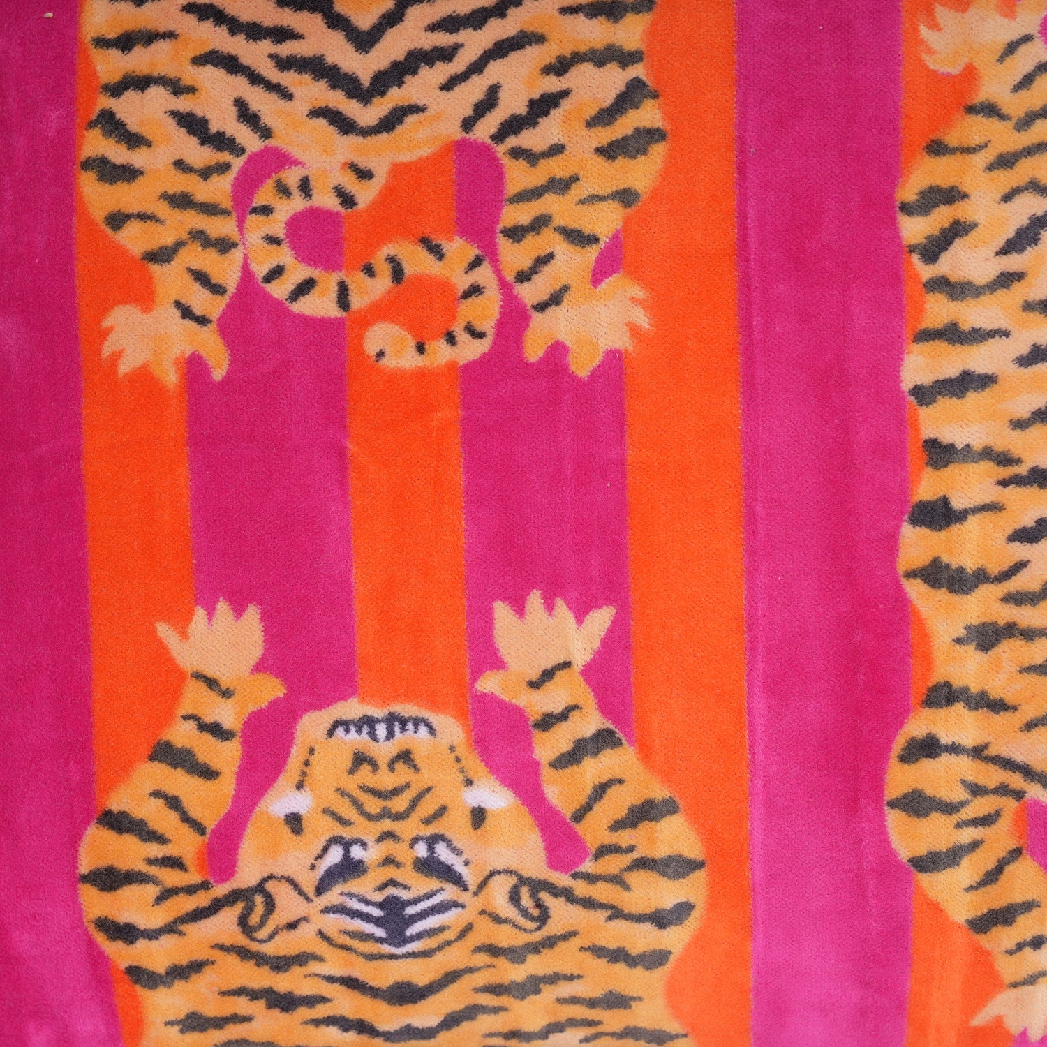 Velvet Tibetan Tiger Cushion