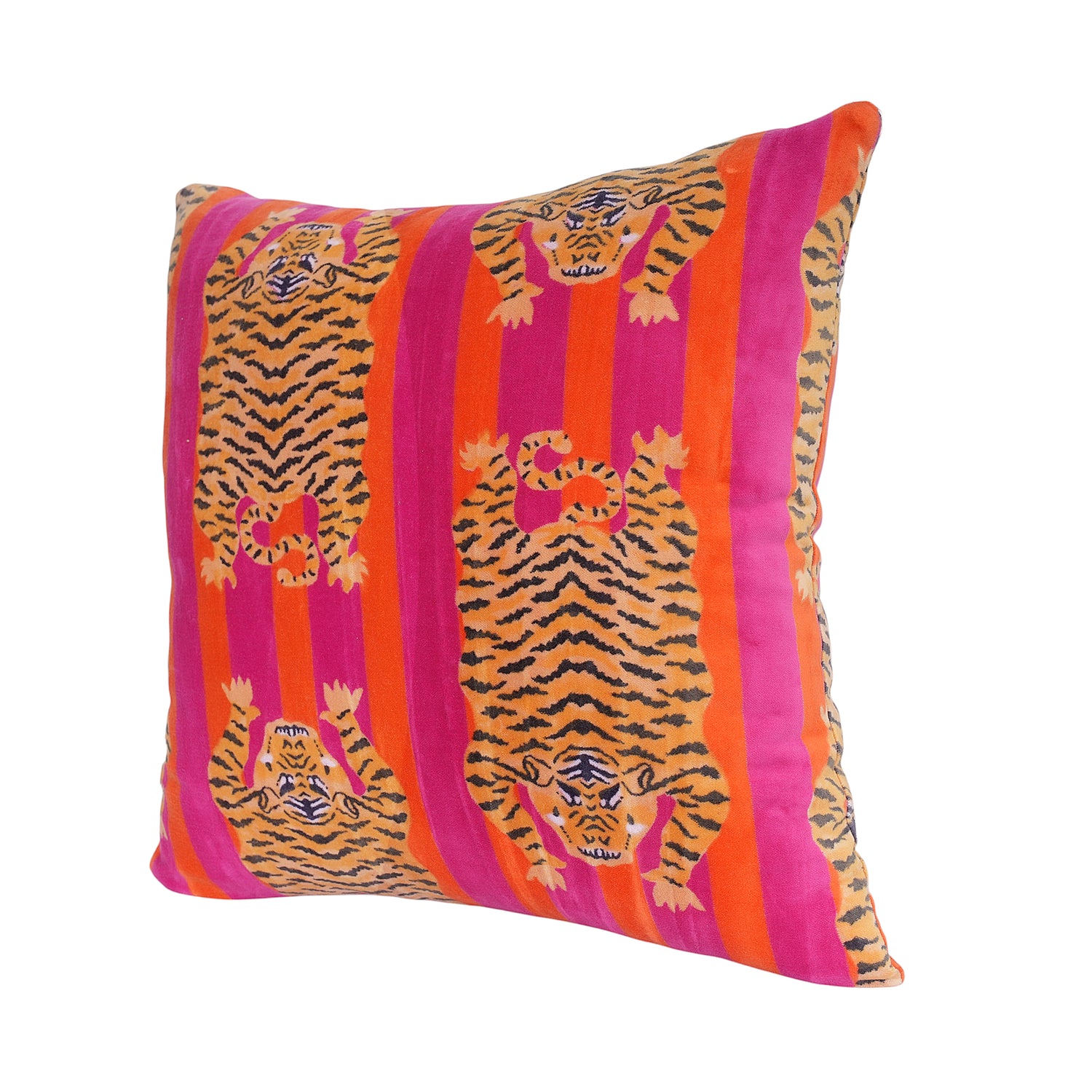 Velvet Tibetan Tiger Cushion