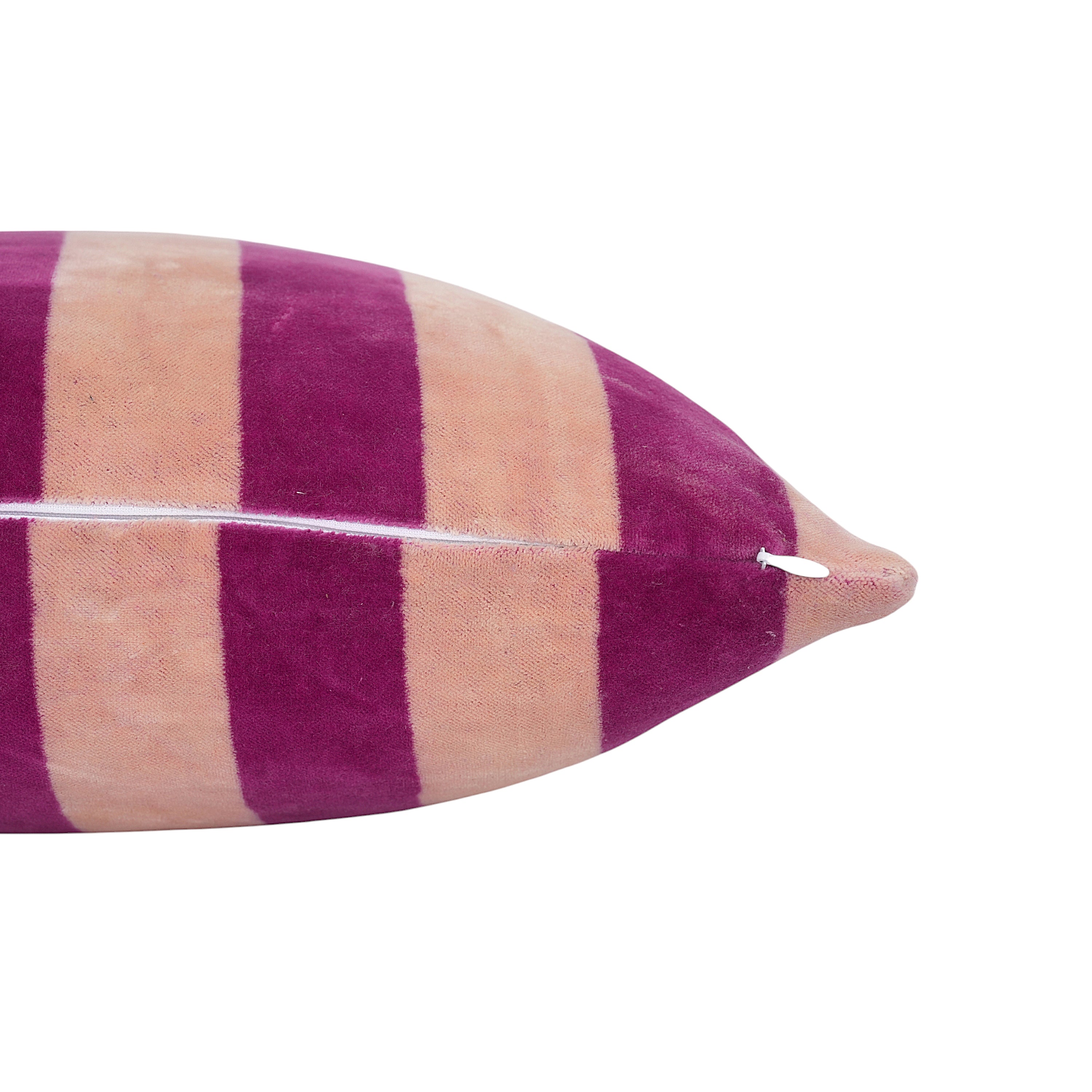 The Striped Velvet Cushion