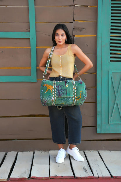 The Jungle Velvet Weekender