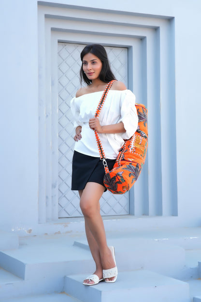 The Jungle Velvet Yoga Bag