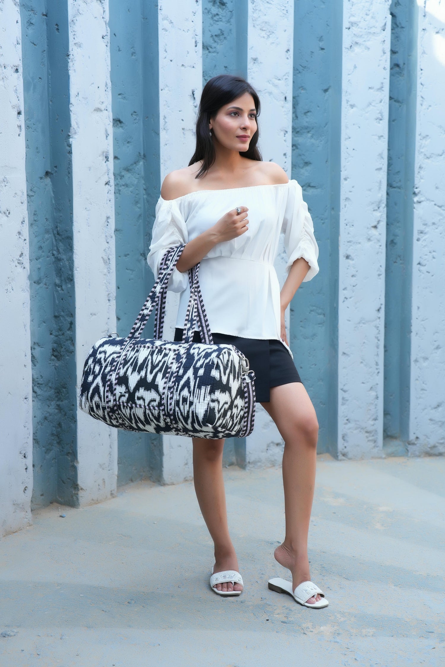 The Ikat Cotton Weekender