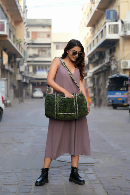 The Tiger Velvet Weekender