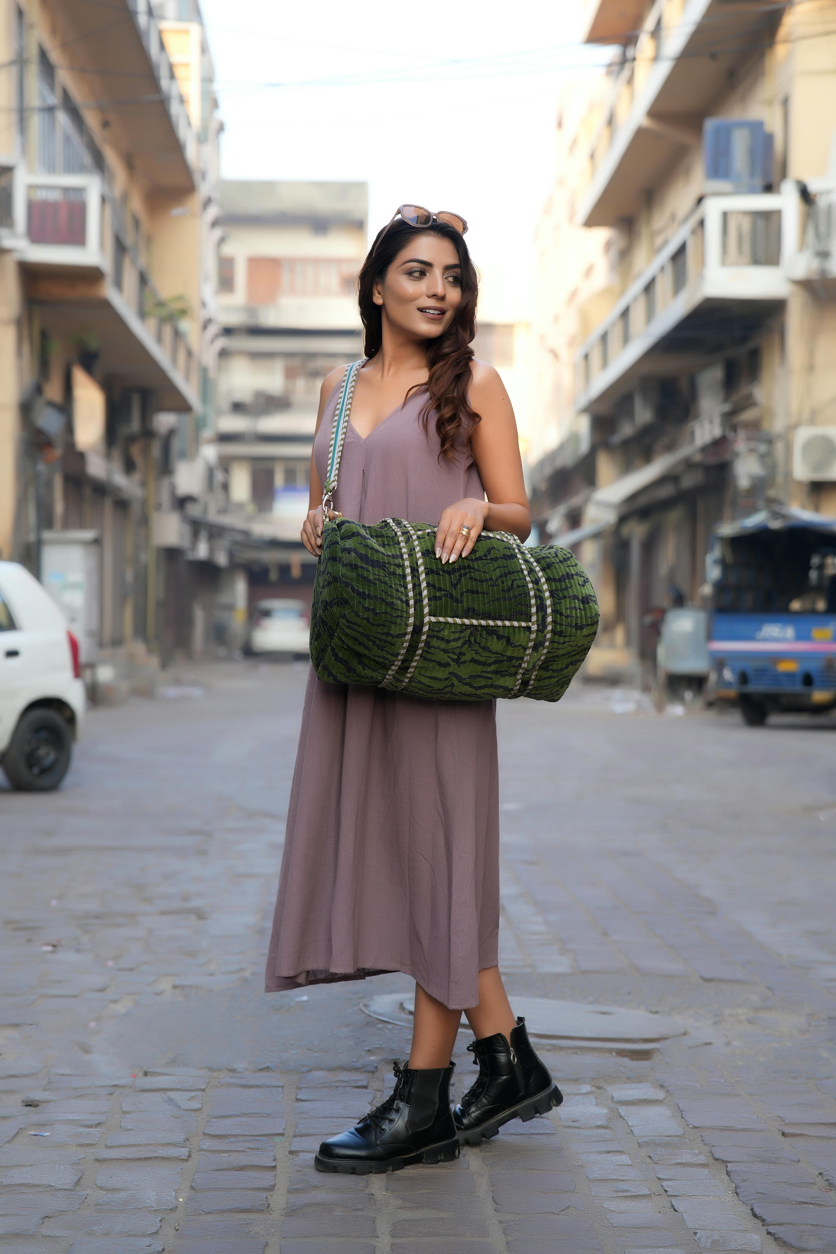 The Tiger Velvet Weekender