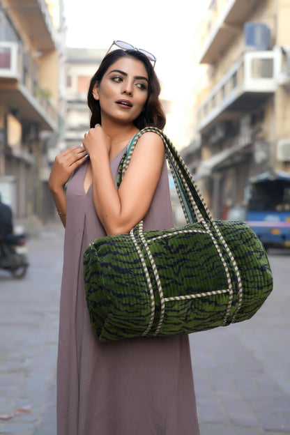 The Tiger Velvet Weekender