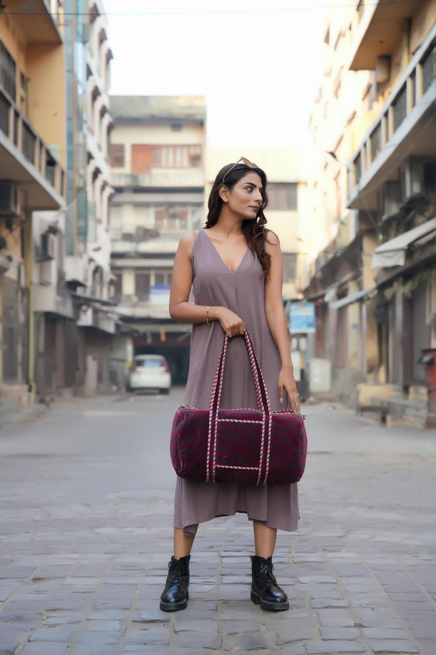 The Tiger Velvet Weekender