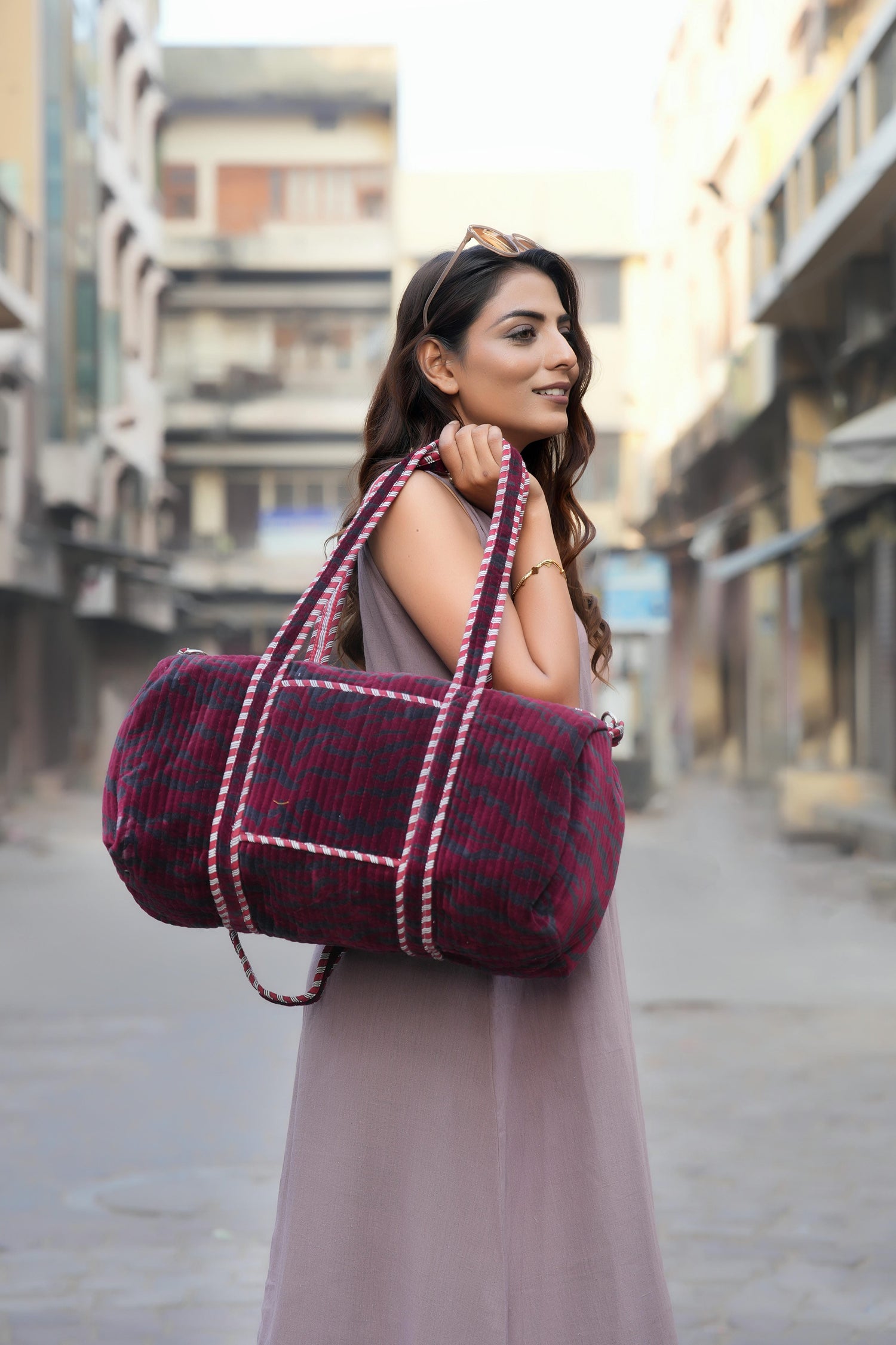 The Tiger Velvet Weekender