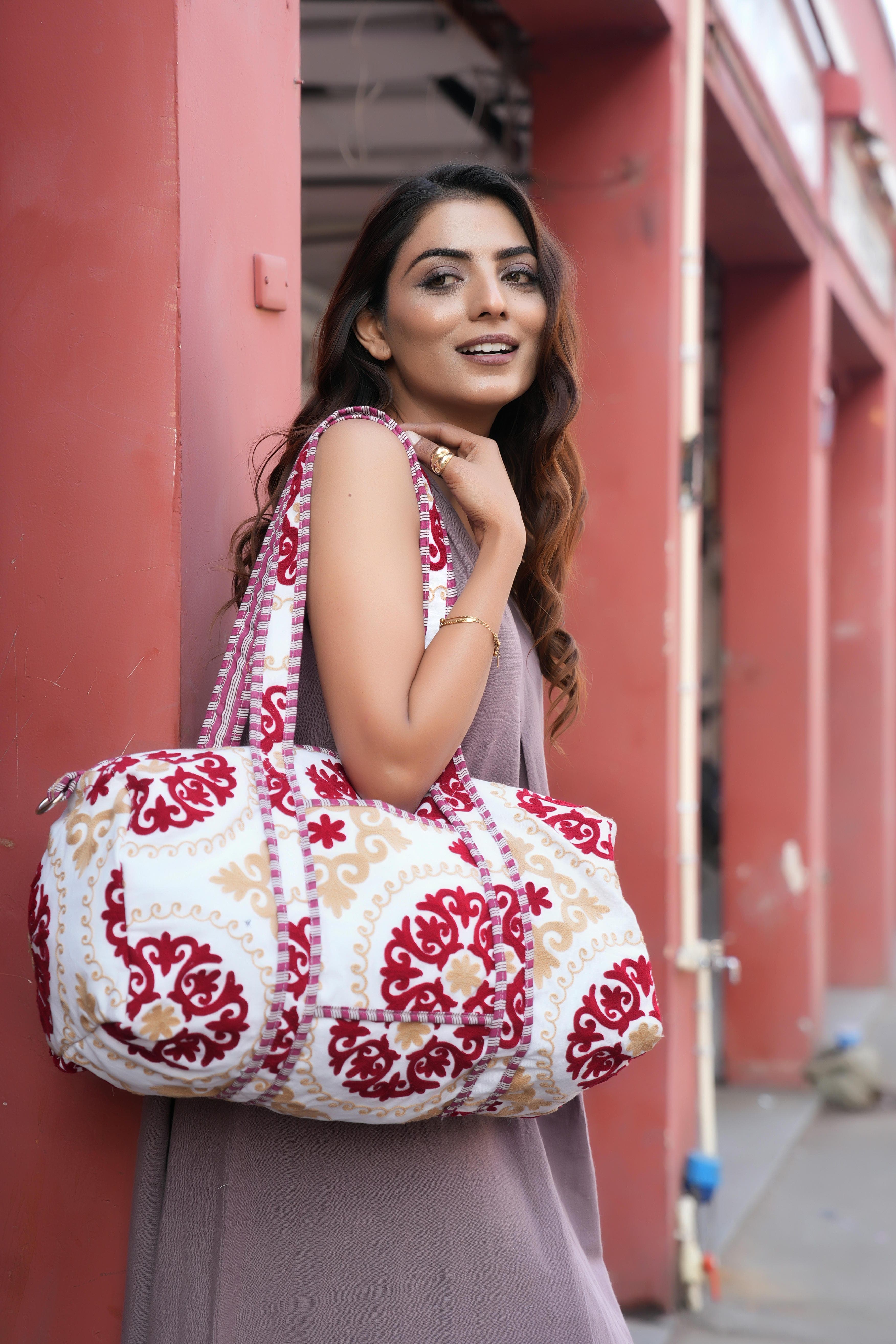 The Suzani Weekender | Cotton Weekend Bag | CYC