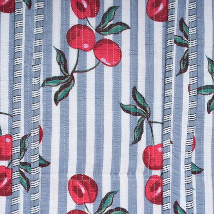 Summer Fruits Tote In Cherry