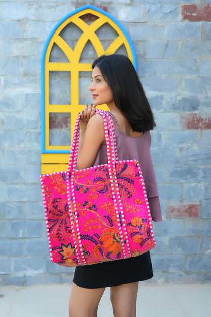 The Velvet Floral Tote