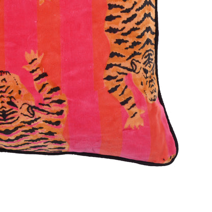 Velvet Tibetan Tiger Cushion