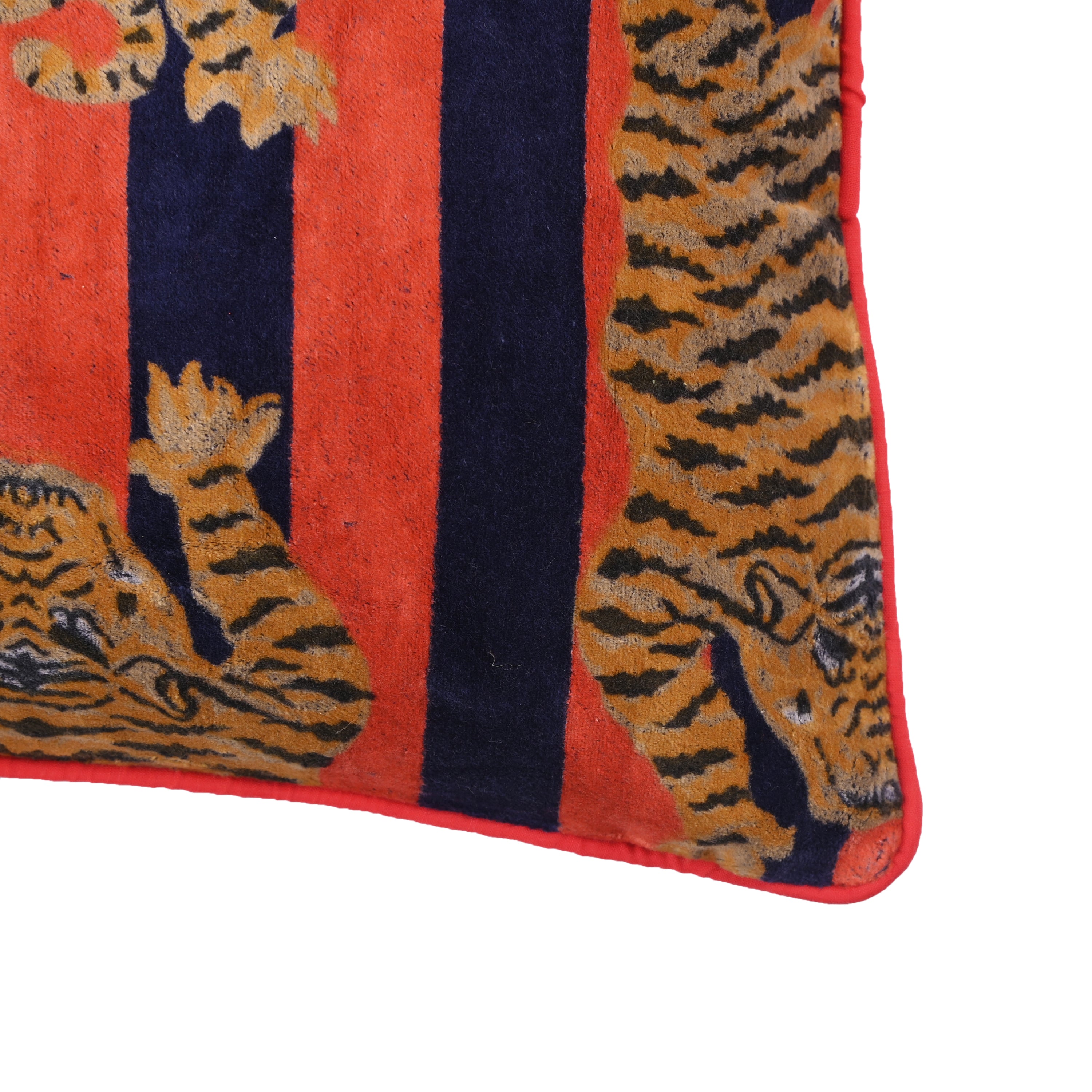 Velvet Tibetan Tiger Cushion