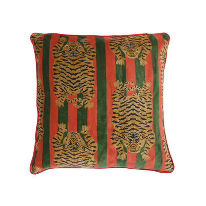 Velvet Tibetan Tiger Cushion