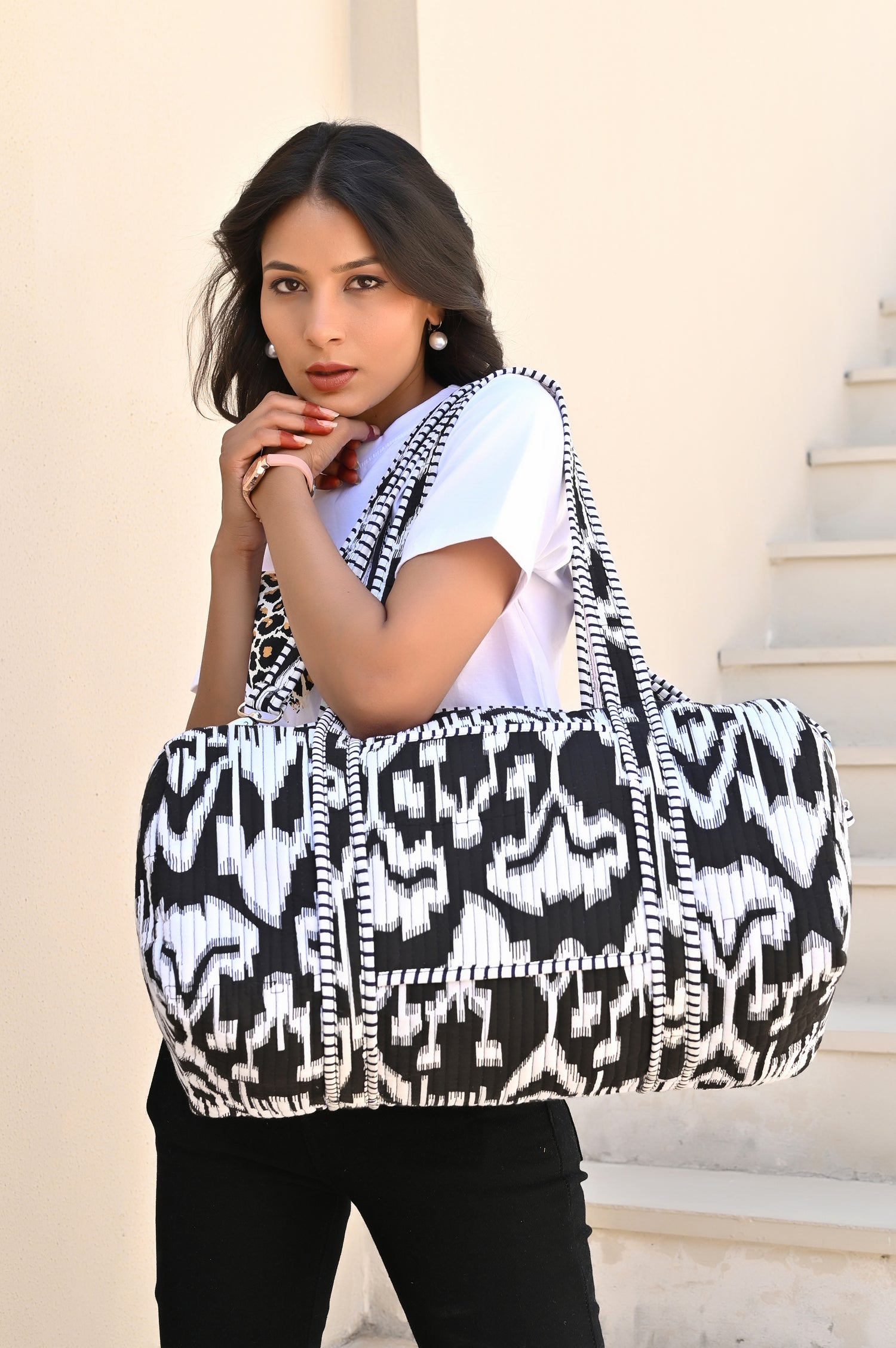 The Ikat Cotton Weekender