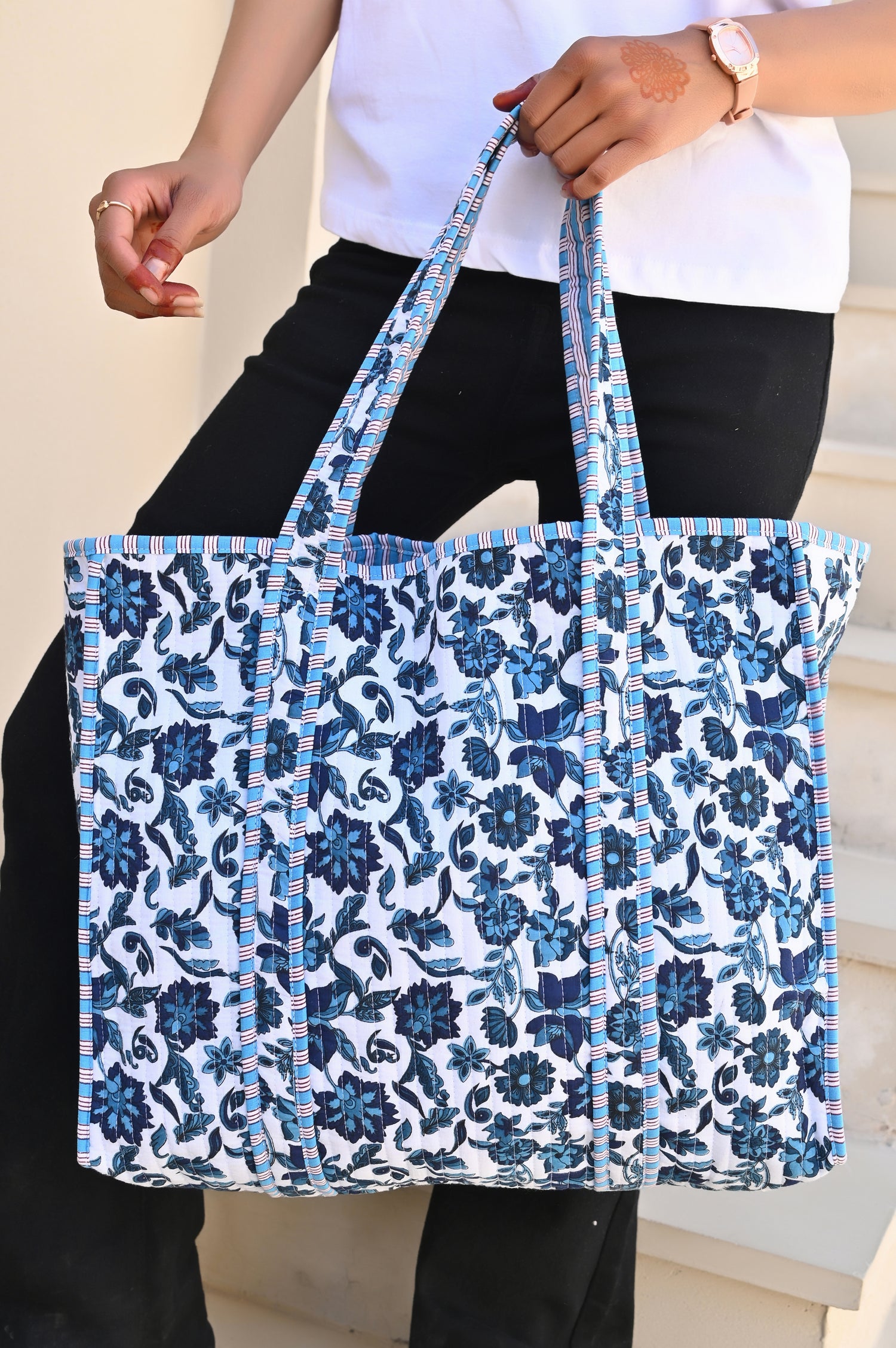 The Floral Paisley Tote
