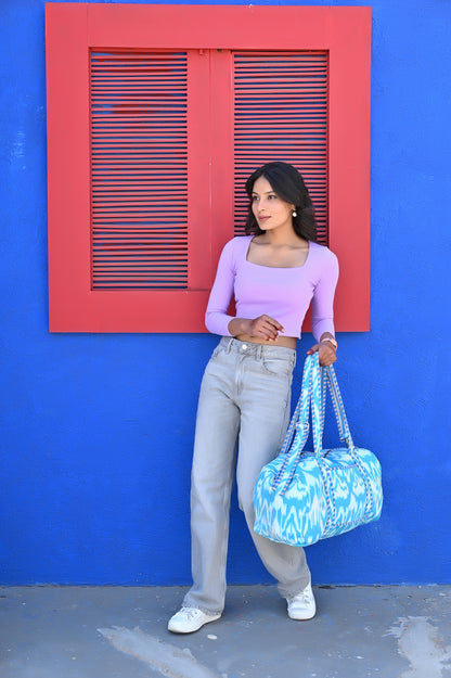 The Ikat Cotton Weekender