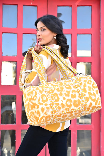 The Leopard Cotton Weekender