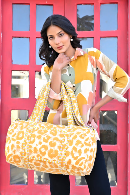 The Leopard Cotton Weekender
