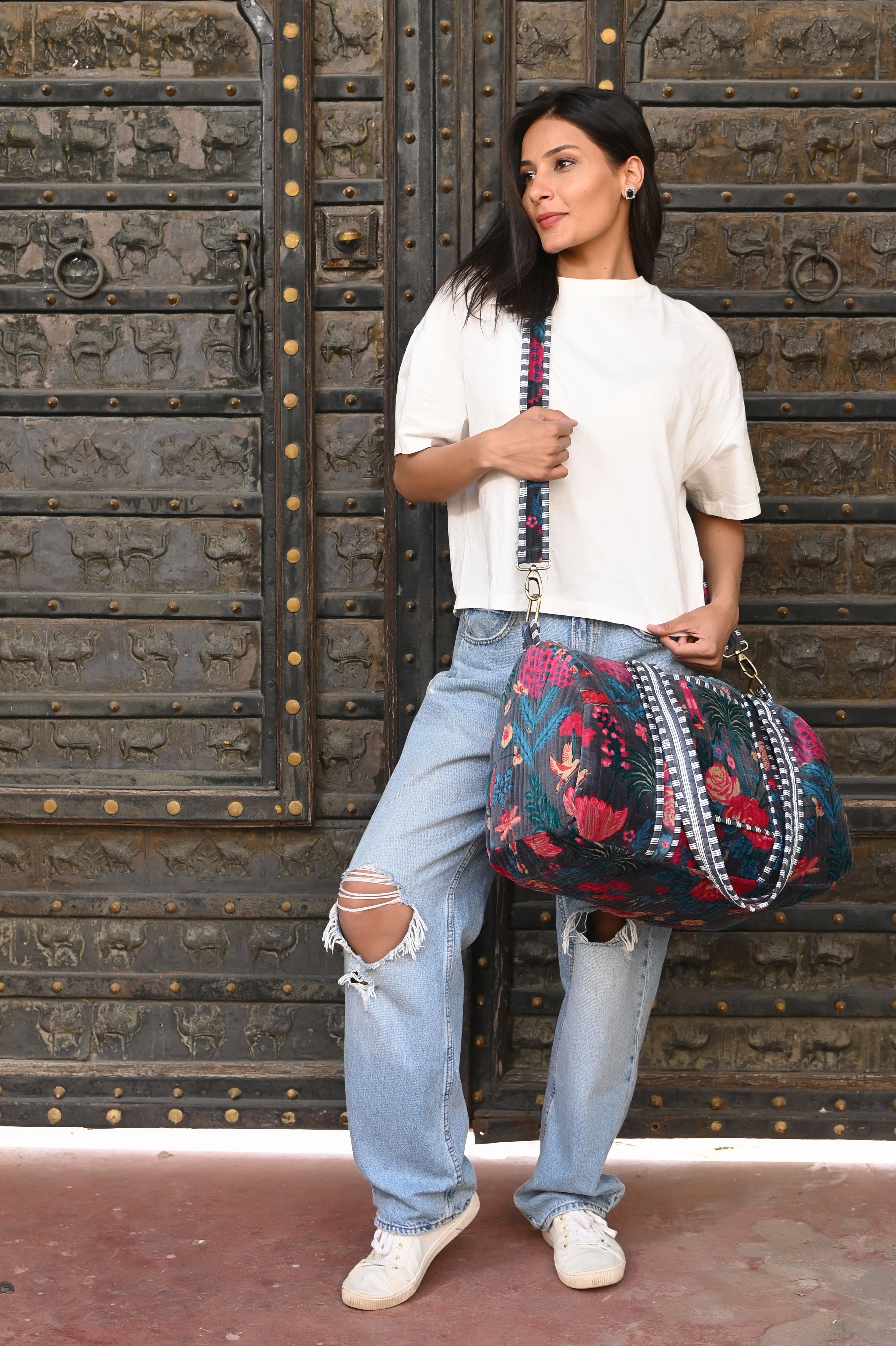 The Tropical Velvet Weekender