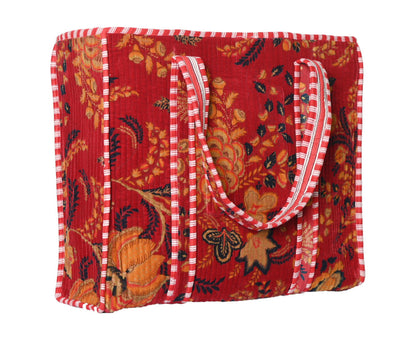 The Velvet Floral Tote