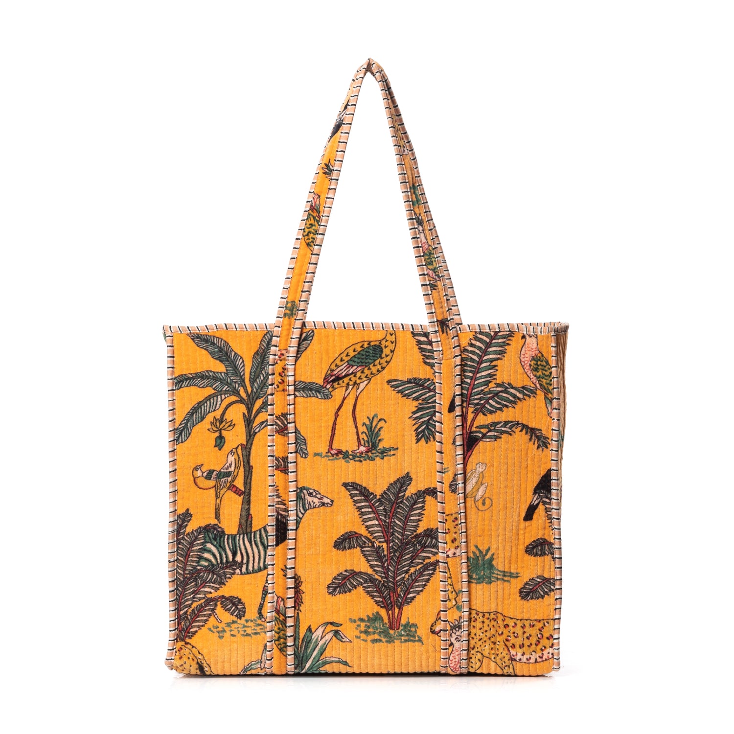 The Jungle Tote in Velvet
