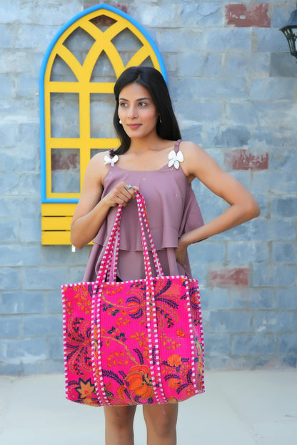 The Velvet Floral Tote
