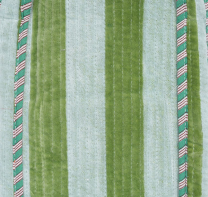 The Striped Velvet Tote