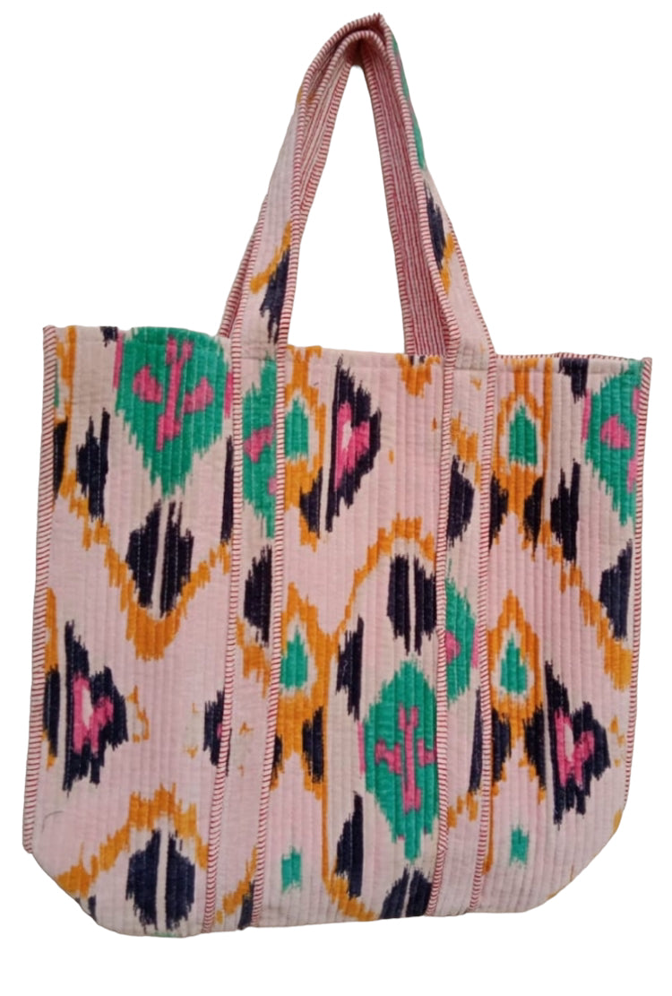 The Ultimate Ikat Velvet Tote