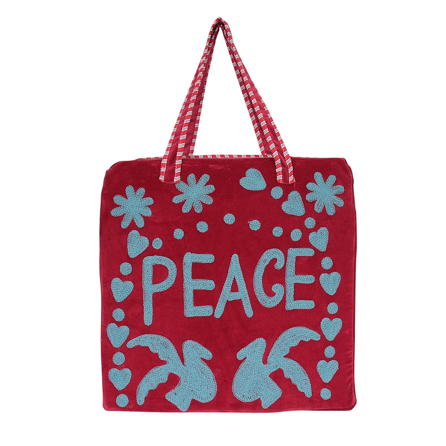 Peace Suzani Tote