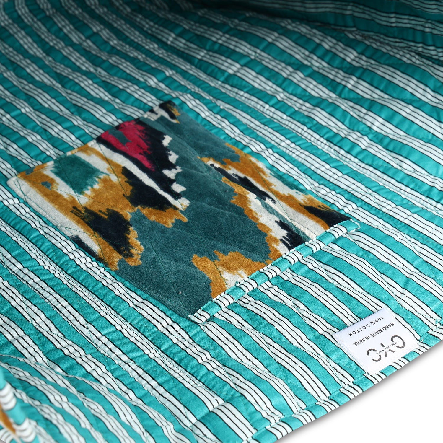 The Ikat Tote in Velvet
