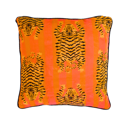 Velvet Tibetan Tiger Cushion