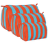 The Striped Travel Set — handmade hand block printed cotton travel pouch set, ethically made in Rajasthan, India
