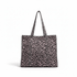 The Velvet Leopard Tote in Brown — handmade velvet tote bag, ethically made in Rajasthan, India