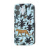The Jungle iPhone Case in Duck Egg — leopard, zebra, palms and parrots on duck egg blue, printed phone case by Conscious Yoga Collective
