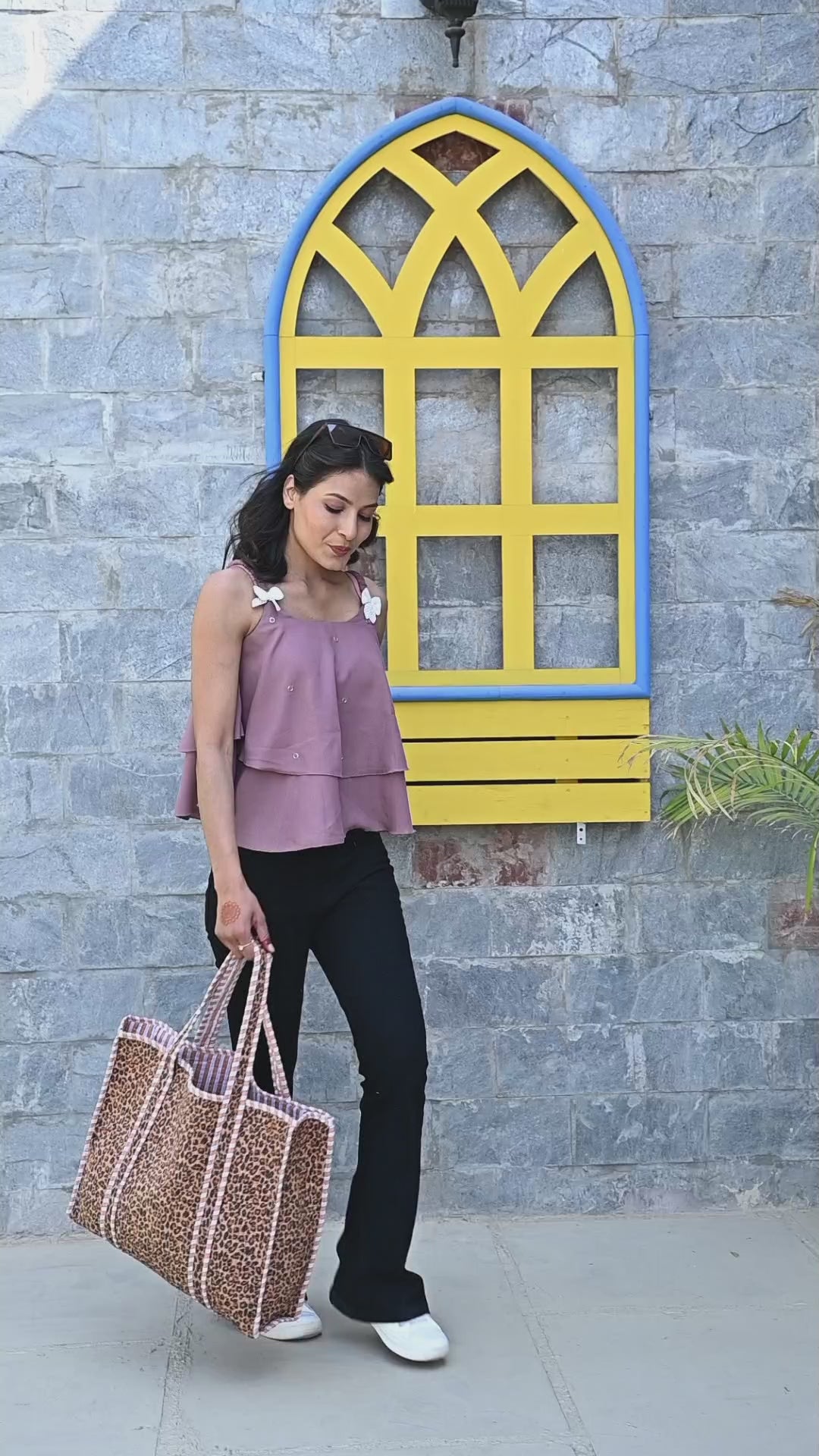The Brown Leopard Tote