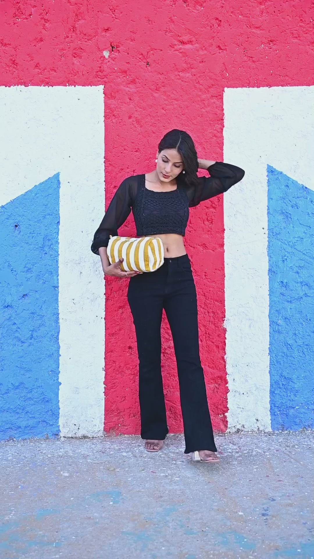 The Striped Travel Set