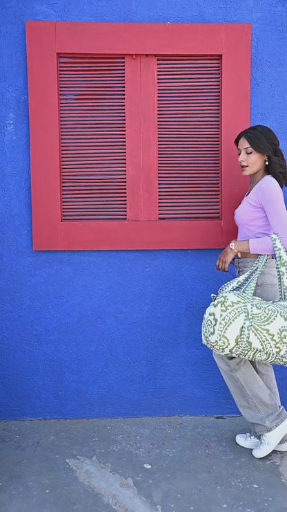 The Ikat Cotton Weekender