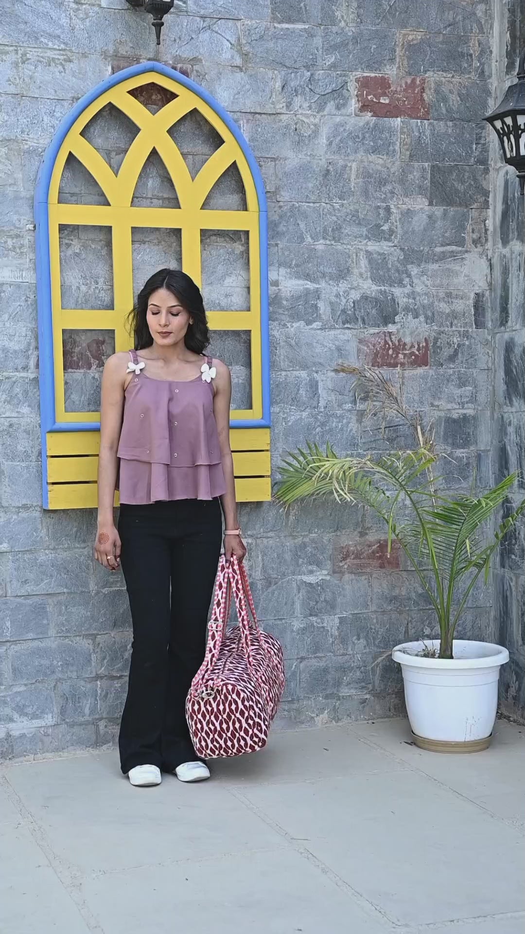 The Nocturne Ikat Weekender