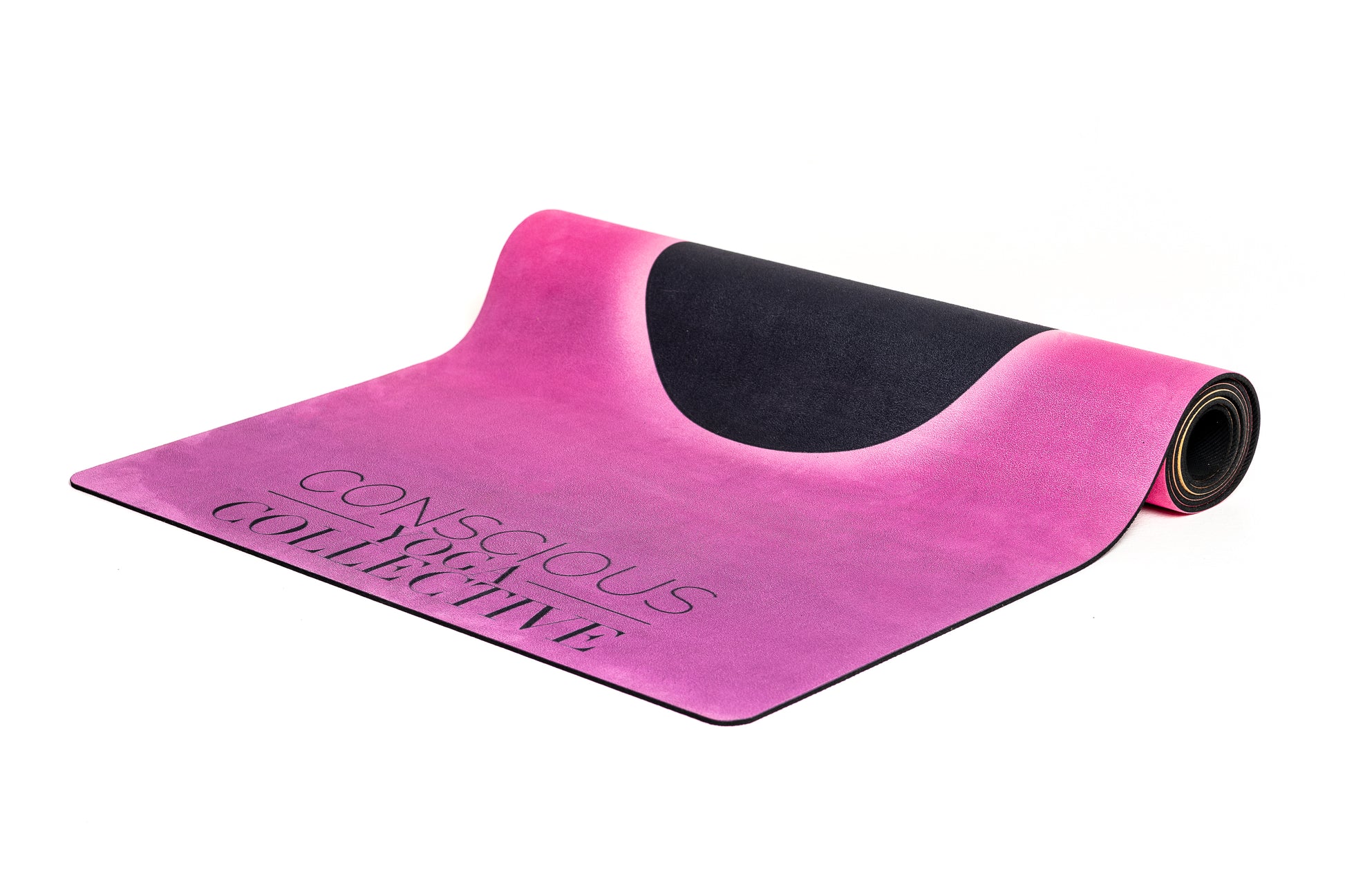 Yoga mat cowhide suede